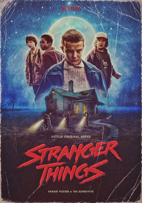 Stranger Things poster by The Sonnyfive :: Behance