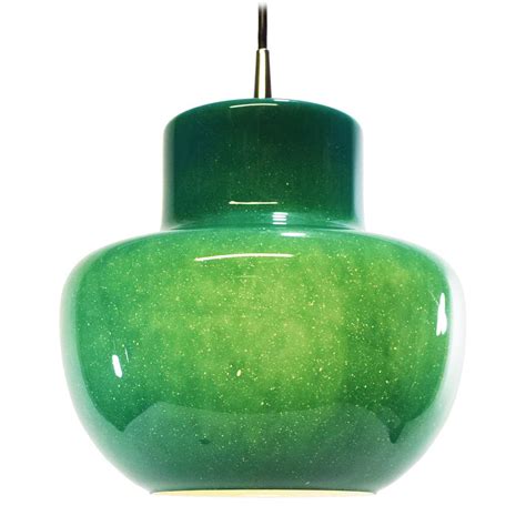 Green Glass Pendant Lamp –Vintage Info – All About Vintage Lighting