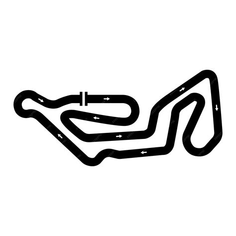 Premium Vector | Race track icon logo vector design template