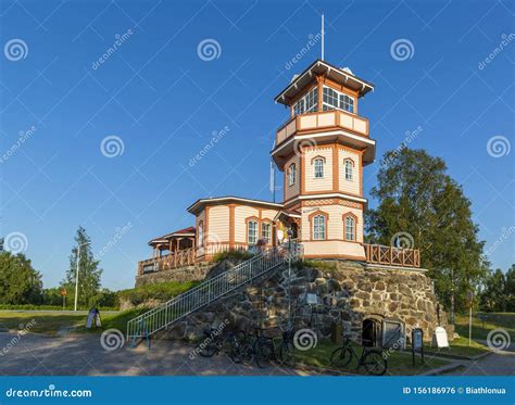 Former Observatory Built on the Remaining Powder Magazine of the Oulu Castle Stock Photo - Image ...