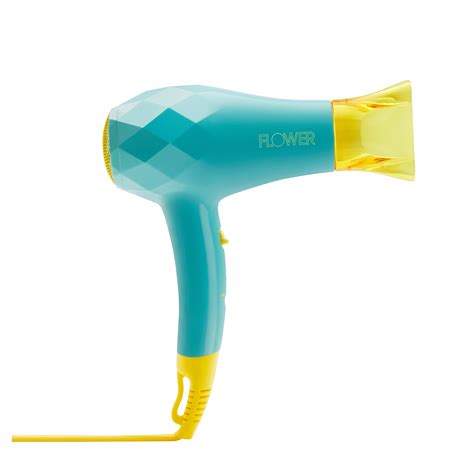 Flower Ionic Travel Mini Hair Dryer, Blue with Concentrator - Walmart.com - Walmart.com