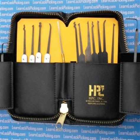 16 Piece Deluxe Lock Pick Set - LearnLockPicking.com