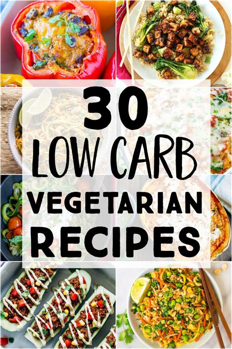 30 Delicous Low Carb Vegetarian Recipes - She Likes Food