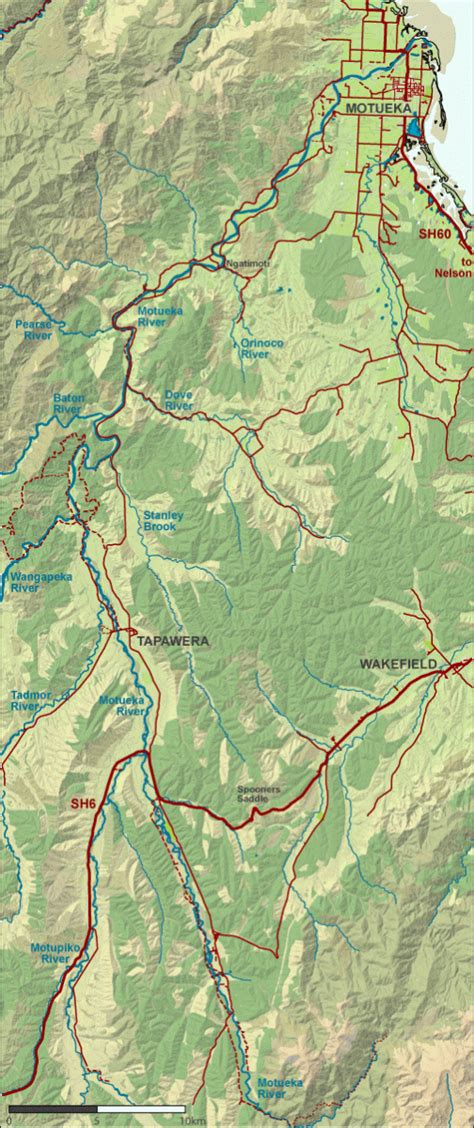 Motueka River Map | NZ Fishing