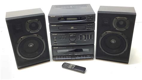 Lot - Sharp Stereo System With Remote