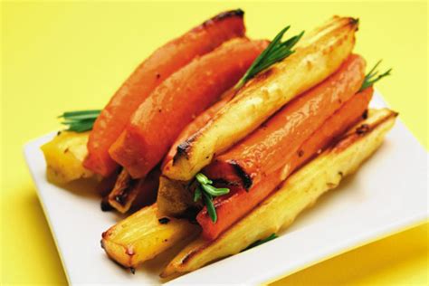 Roasted Carrots and Parsnips - Jamie Geller