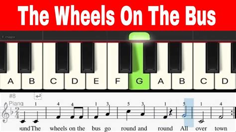 The Wheels On The Bus - Solo Notes - Tutorial Chords - Chordify