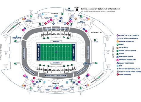 Ideas: Dallas Cowboy Stadium Seating Chart With Interactive Seat Map — Atouchofcountrynewiberia.com