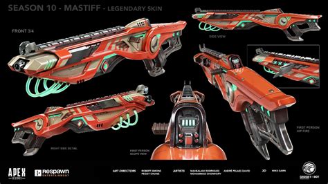 ArtStation - Apex Legends // Mastiff Legendary Skin Apex, Weapons, Legends, Skin, Video Game ...