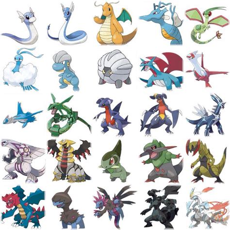 5 Dragon Type Pokemon