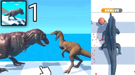 Dino Run 3D Gameplay Part 1 - All Levels Android, Ios - YouTube