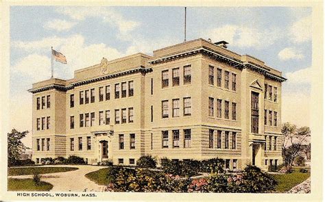 Postcard of Woburn High School, Woburn Massachusetts - a photo on ...