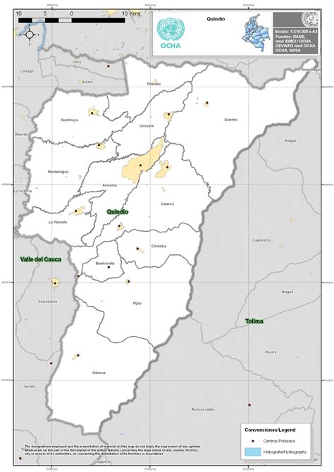 Mapa del Quindío - Tamaño completo | Gifex