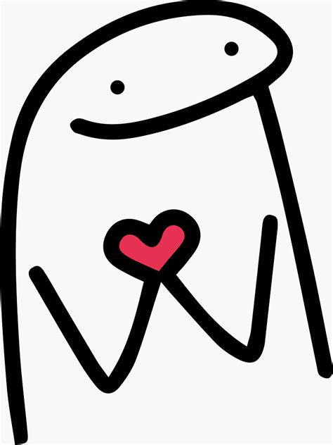 "Flork in love meme" Sticker for Sale by LatinoPower | Redbubble