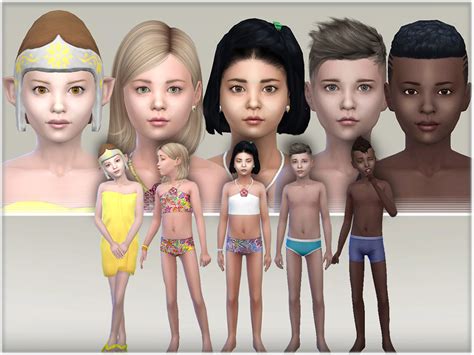 Kids skin - The Sims 4 Catalog