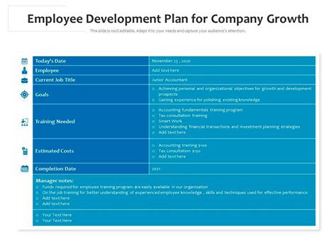 12 Inspiring Employee Development Plan Examples (+ Templates) | Zavvy