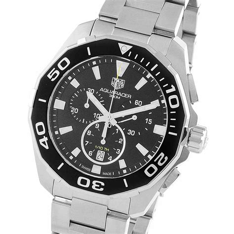 TAG Heuer Aquaracer 300M 43mm Quartz Chronograph Mens Watch CAY111A ...