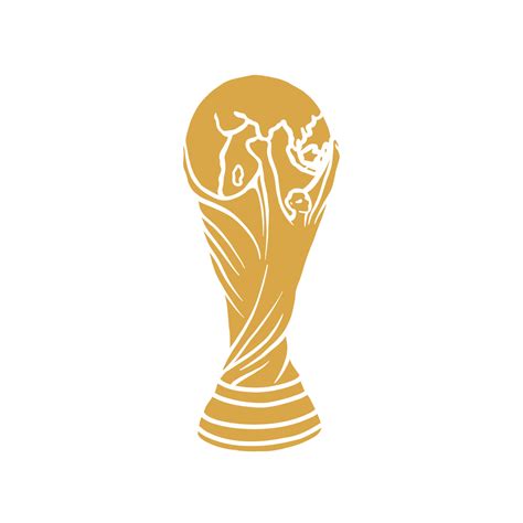 trofeo fifa world cup logo mondial champion. Ilustración de vector de ...