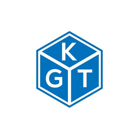 KGT letter logo design on black background. KGT creative initials letter logo concept. KGT ...