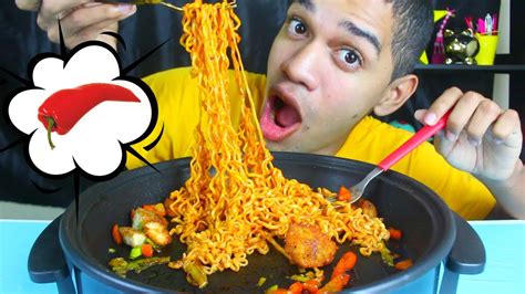 DESAFIO DO MIOJO COREANO FIRE NOODLES - YouTube