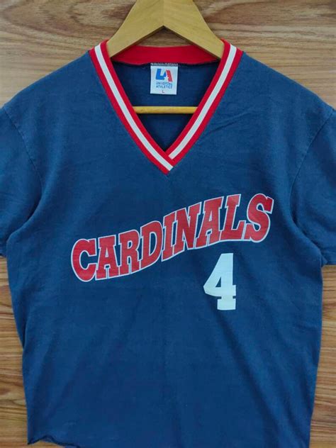 Vintage 80s MLB St. Louis Cardinals Baseball Jersey no 4 Large | Etsy