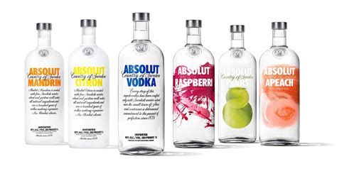 Absolut vodka, Absolut vodka flavors, Vodka