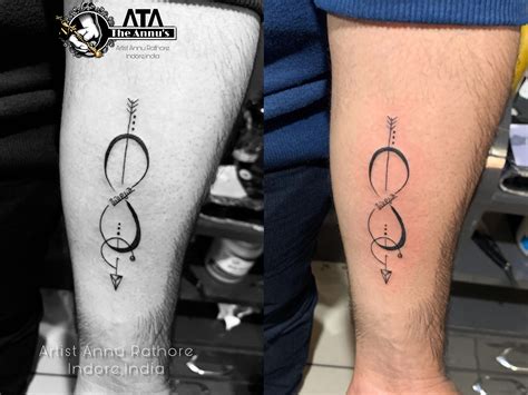 Infinity With Arrow Tattoo | Infinity arrow tattoo, Infinity sign tattoo, Infinity tattoo meaning