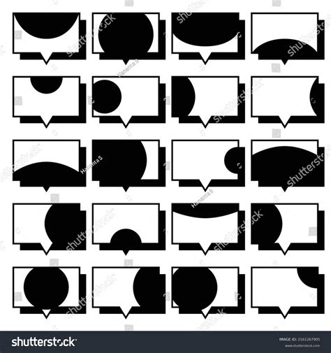 Vector Collection Set Dialog Box Designs Stock Vector (Royalty Free ...