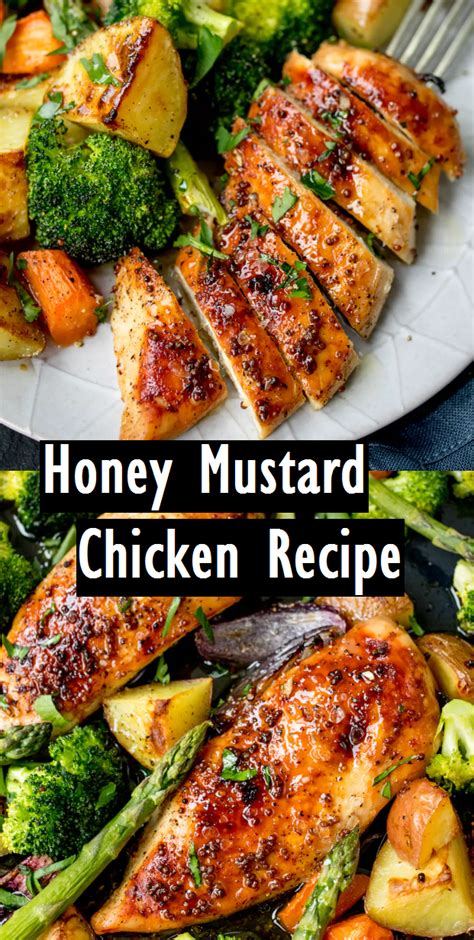 Honey Mustard Chicken Recipe - Easy Recipes