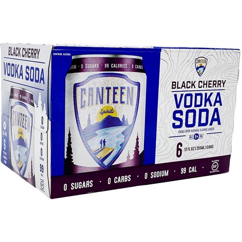 Canteen Black Cherry Vodka Soda | GotoLiquorStore