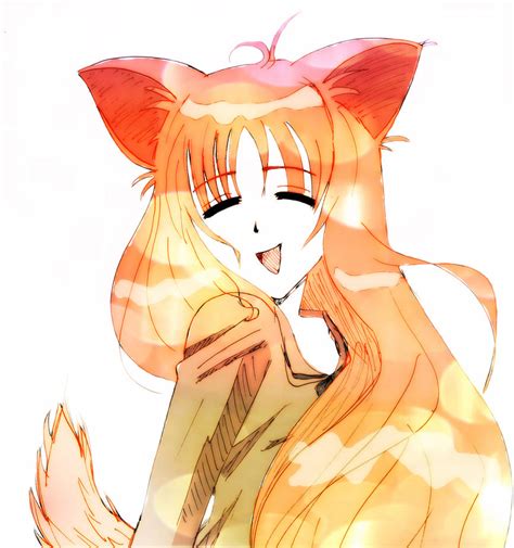 Happy anime cat by ragnahf on DeviantArt