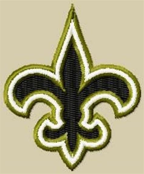 New Orleans Saints Fleur De Lis Embroidery Designs