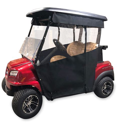 Buy Golf Cart Cover – 3-Sided Track Style Marine Grade Vinyl Cart Cover ...