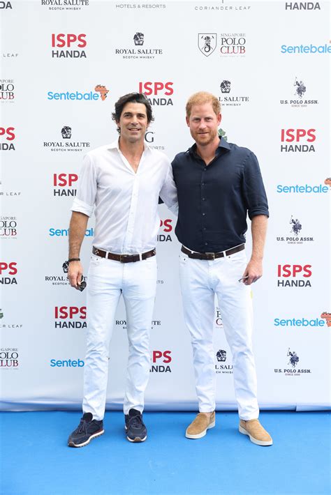 Prince Harry, the Duke of Sussex, played in the 2023 Sentebale ISPS ...