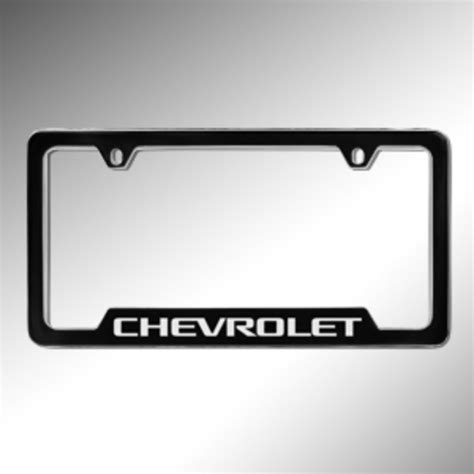 License Plate Frame, Chevrolet, Black - GM (19330391) | GMPartsDirect.com