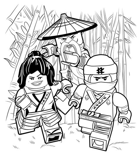 Ninjago Coloring Pages Printable - Printable Word Searches