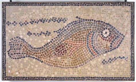 Roman Mosaic: Fish Facing Right