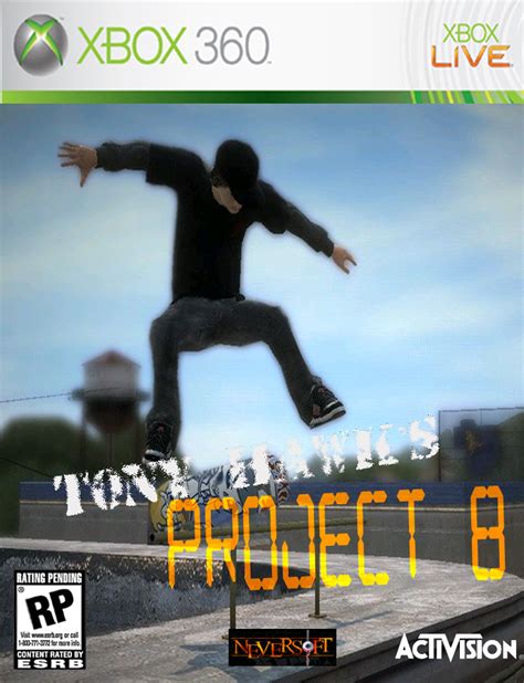 Tony Hawk's Project 8 Xbox 360 Box Art Cover by kikmydog1234