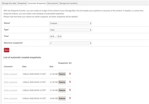 Using a Hetzner Storage Box as a restic backend for backups - Stan's blog