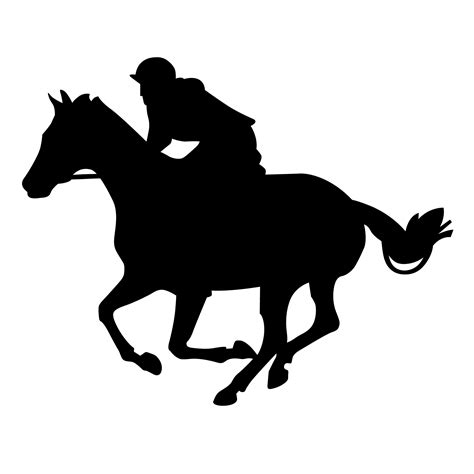 riding a horse silhouette - Download Free Vectors, Clipart Graphics & Vector Art