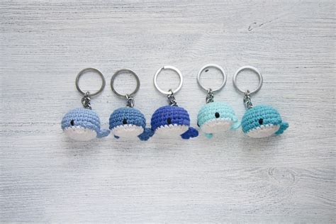 Whale Plush Cool Keychain - Etsy