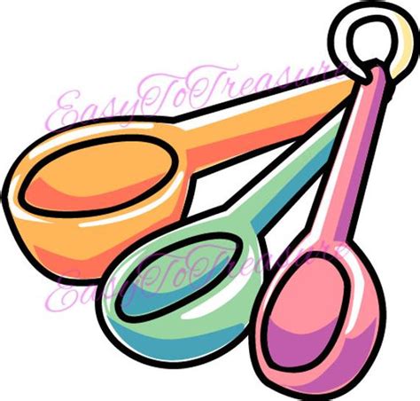 Measuring Spoon Drawing | Free download on ClipArtMag