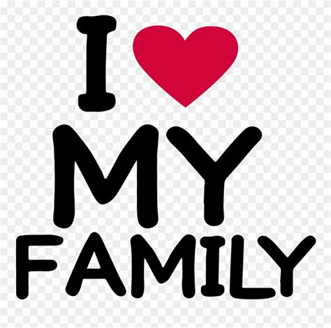 Love My Family Clipart (#1414448) - PinClipart