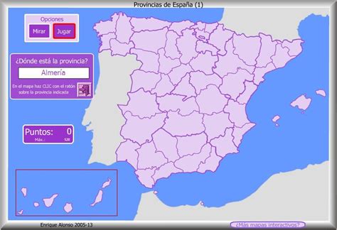 Mapa Mudo Fisico De España Interactivo - Mapa Fisico