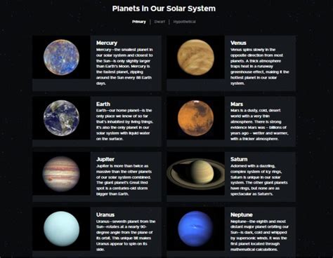 Pictures Of All The Solar System Planets - Infoupdate.org