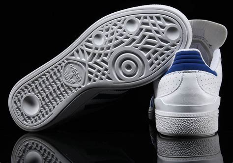 adidas Busenitz Pro White Royal Perforated Leather BY3971 | SneakerNews.com