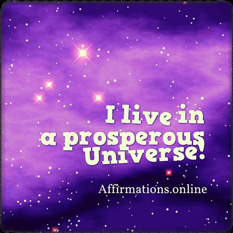 Prosperity Affirmation | Prosperity affirmations, Affirmations, Daily positive affirmations