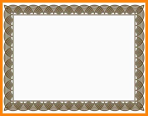 Certificate Border Template Free