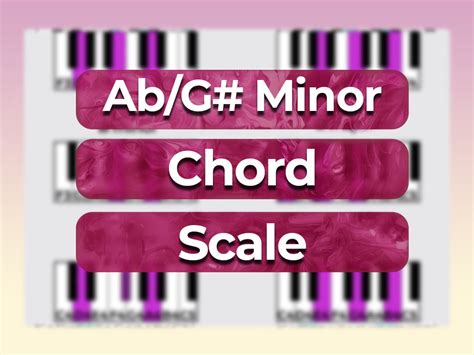 Ab Minor Chord Scale (G# Minor Chord Scale), Chords in The Key of A ...