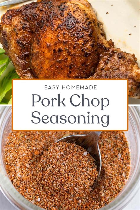 Homemade Pork Chop Seasoning - 40 Aprons